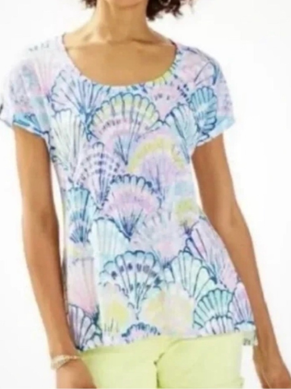 Lilly Pulitzer Oh Shello Irina Linen Top size small NWT - Picture 2 of 7
